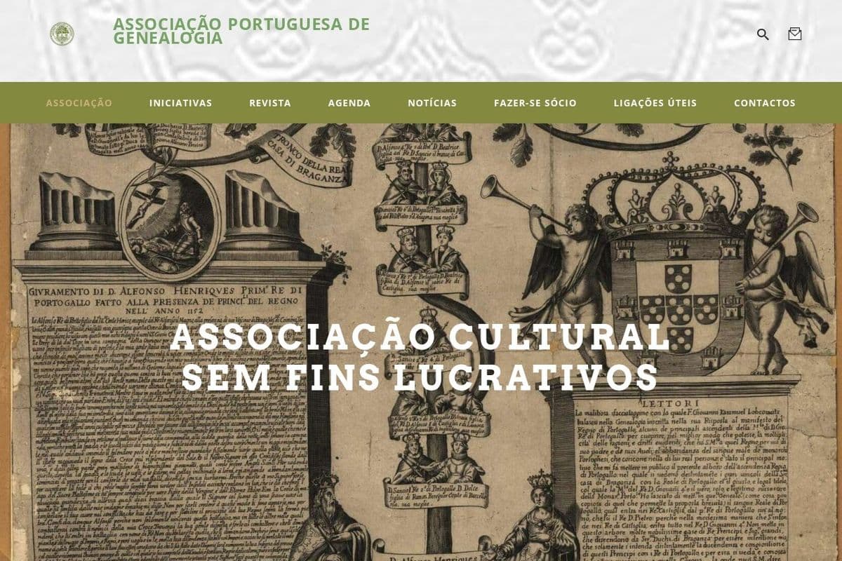 Home page of the project AP Genealogia