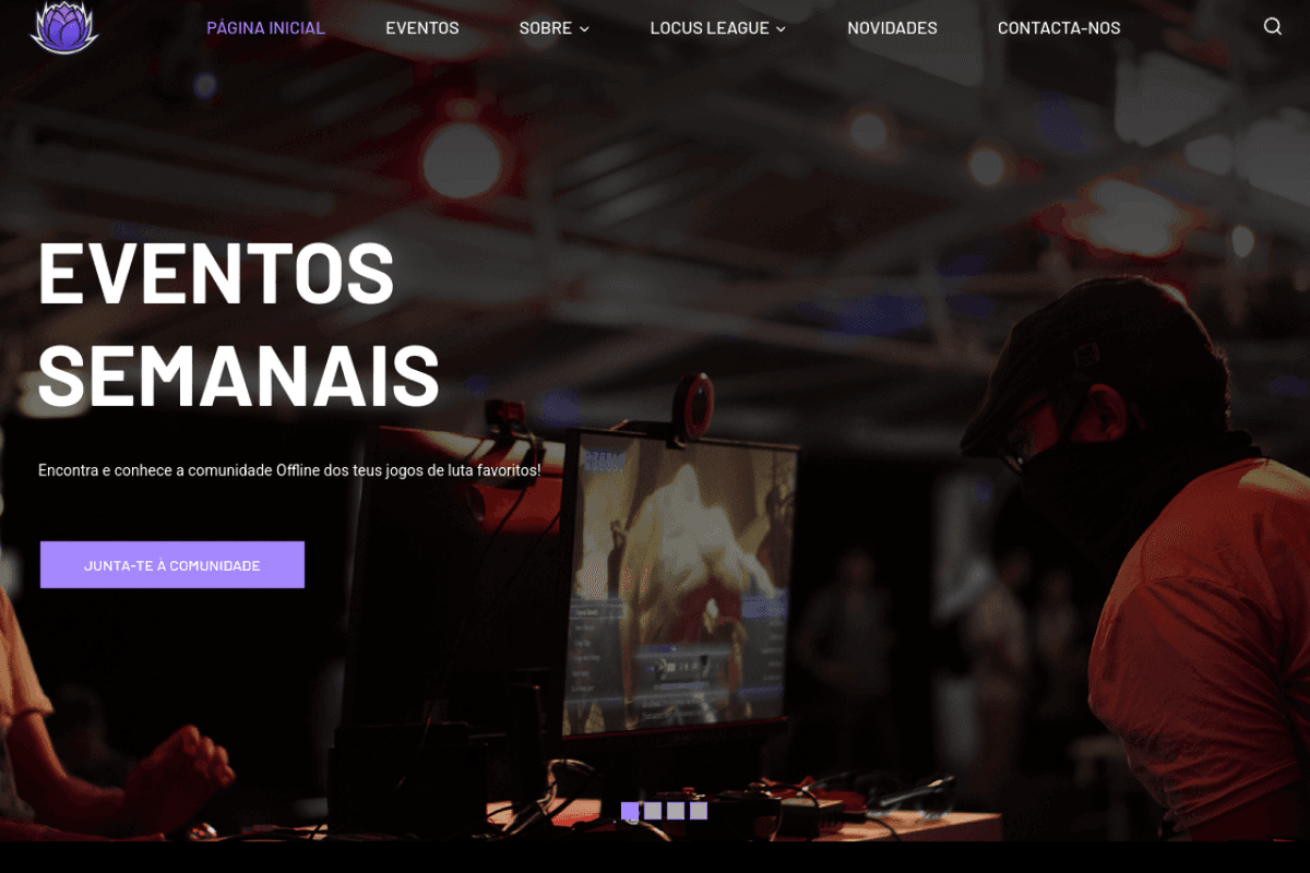 Home page of the project Locus Crew