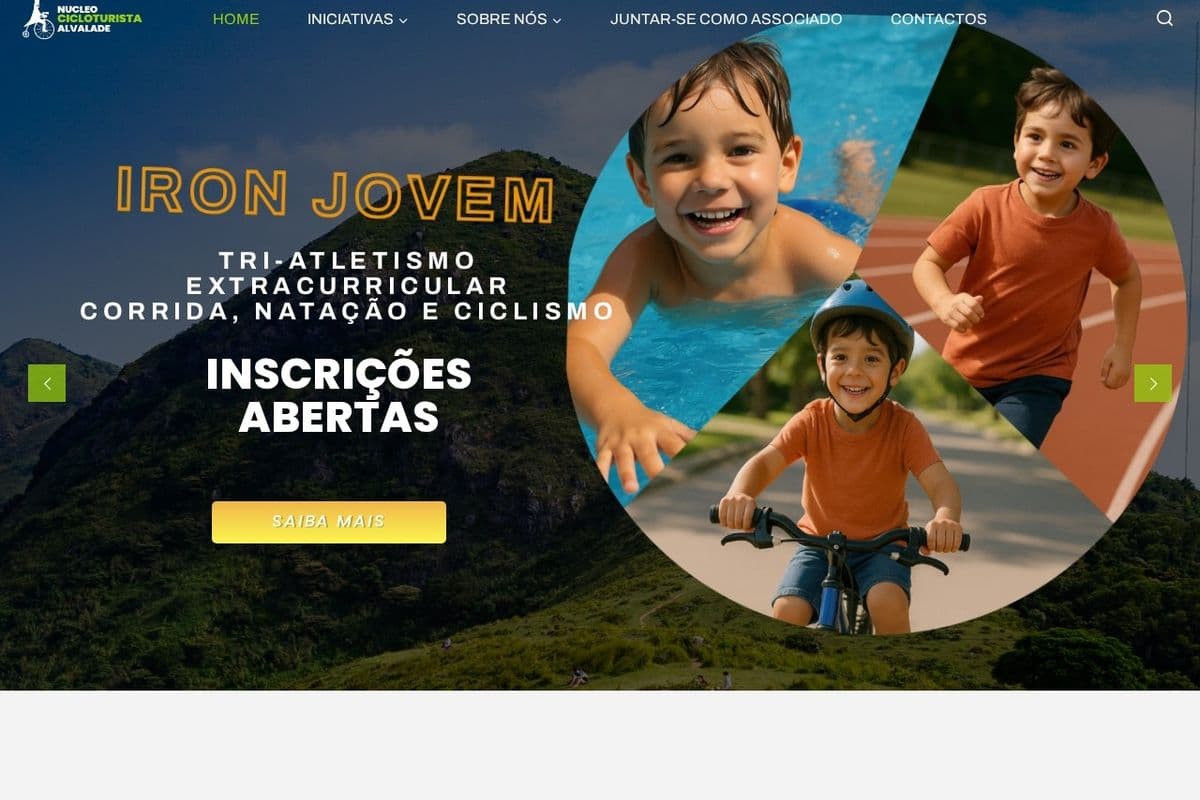 Home page of the project NCA Lisboa